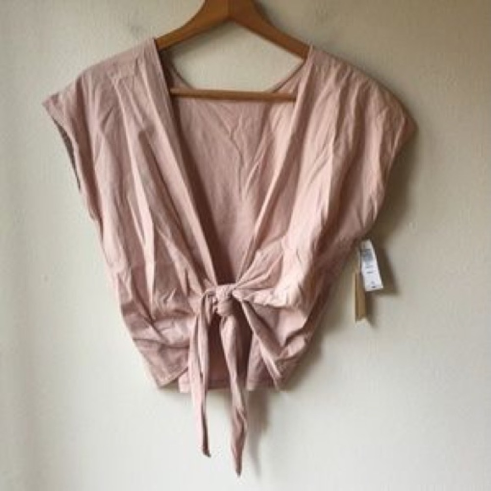 Aritzia Wilfred Adela Tieback Shirt